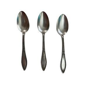 Vintage Wm A Rogers A1 Mystic Coronet Silverplate Oneida 1926 Teaspoon 6in 3pc